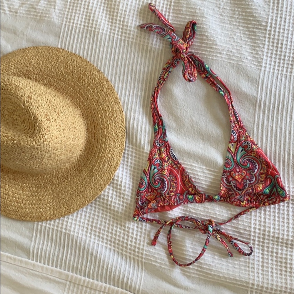 Paisley bikini top